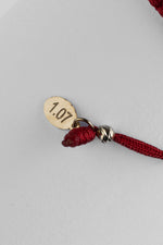 Load image into Gallery viewer, Red Paperclip Duo Bracelet