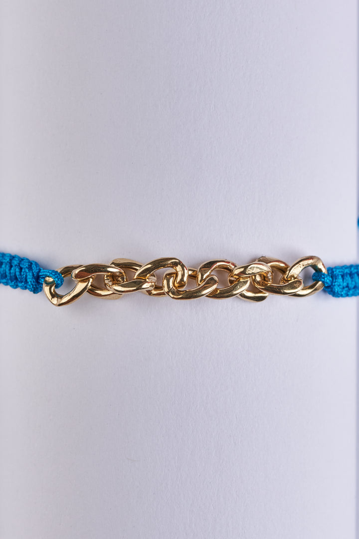 Azure Chain Bracelet