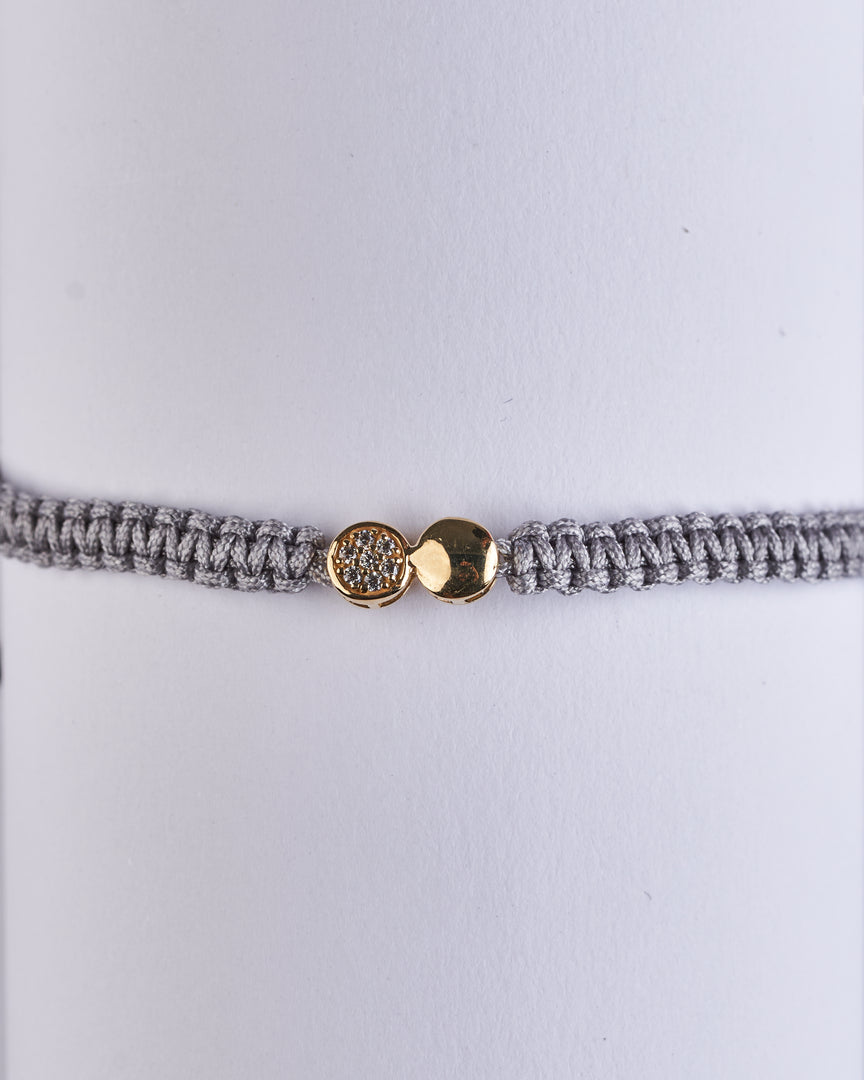 Twin Coins Charm Bracelet